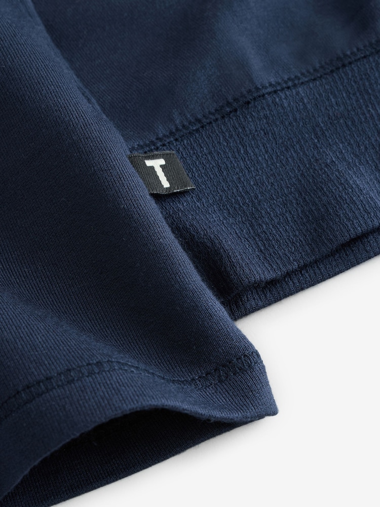 Ted Baker Blue Modal Long Sleeve Top - Image 4 of 4