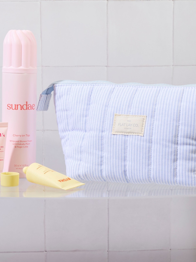 The Flat Lay Co. Marshmallow Essential Make-Up Pouch - Image 8 of 8