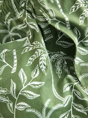 Khaki Green/Ecru Palm Print 5 Inch Swim Shorts - Image 9 of 9