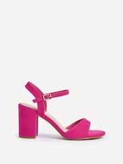 Pink - Linzi Soul Open Back Barely There Block Heel Sandals - Bild 2 von 6