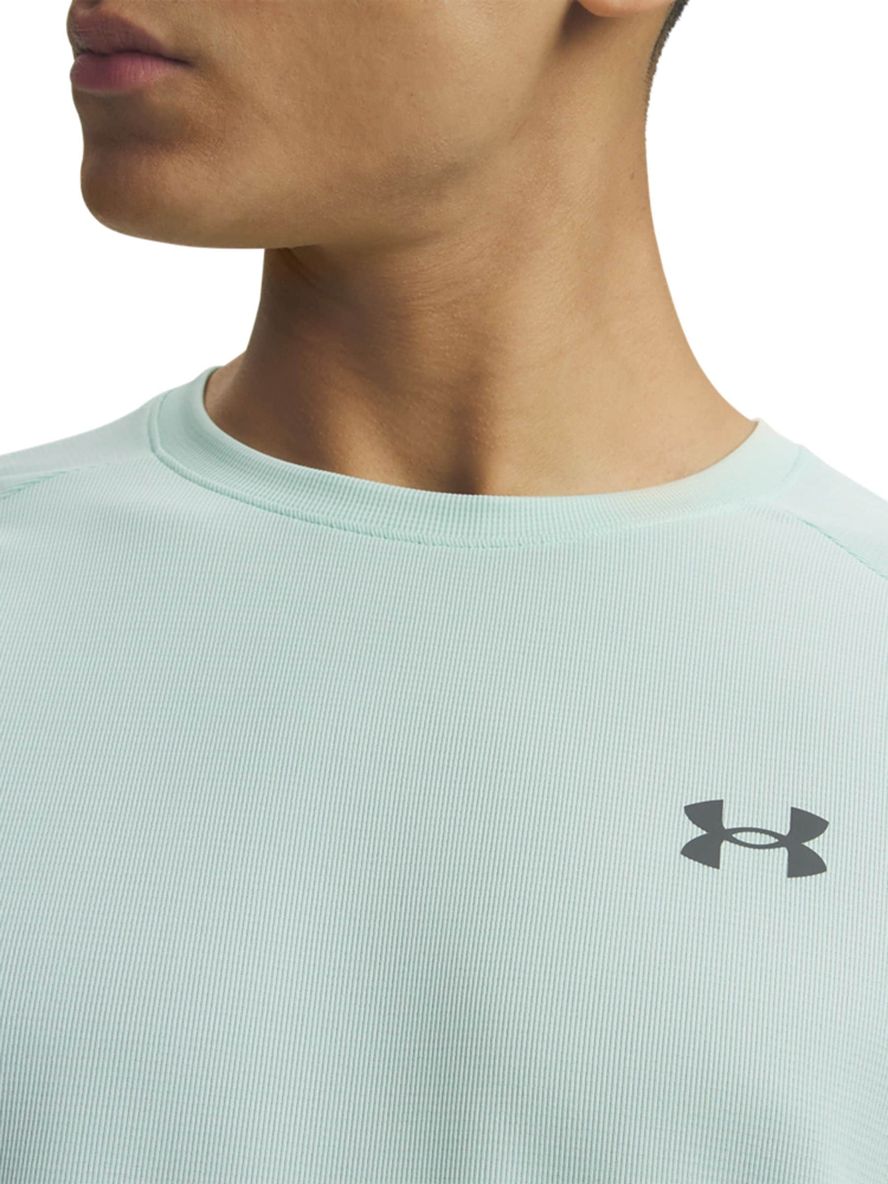 Buy Under Armour Mint Green Tech Textured Short Sleeve Crew T