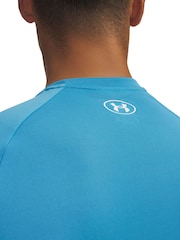 Under Armour Blue/White Tech 2 T-Shirt - Image 3 of 3
