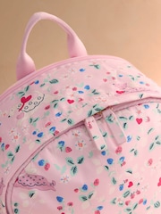Cath Kidston Pink Floral Print Compact Backpack - Image 2 of 3