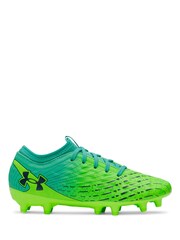 Under Armour Lime Green Magnetico Ground Football Boots - Image 1 of 5