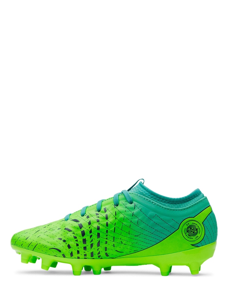 Under Armour Lime Green Magnetico Ground Football Boots - Image 2 of 5