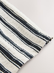 Black/White Stripe Textured Shorts (3-16yrs) - Image 4 of 4