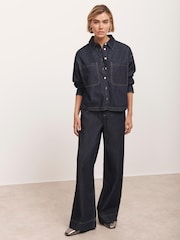 Mint Velvet Blue Denim Shirt - Image 5 of 9
