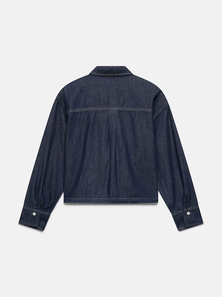 Mint Velvet Blue Denim Shirt - Image 9 of 9