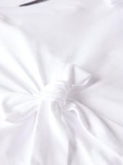 Mint Velvet White Bow Detail T-Shirt - Image 8 of 8