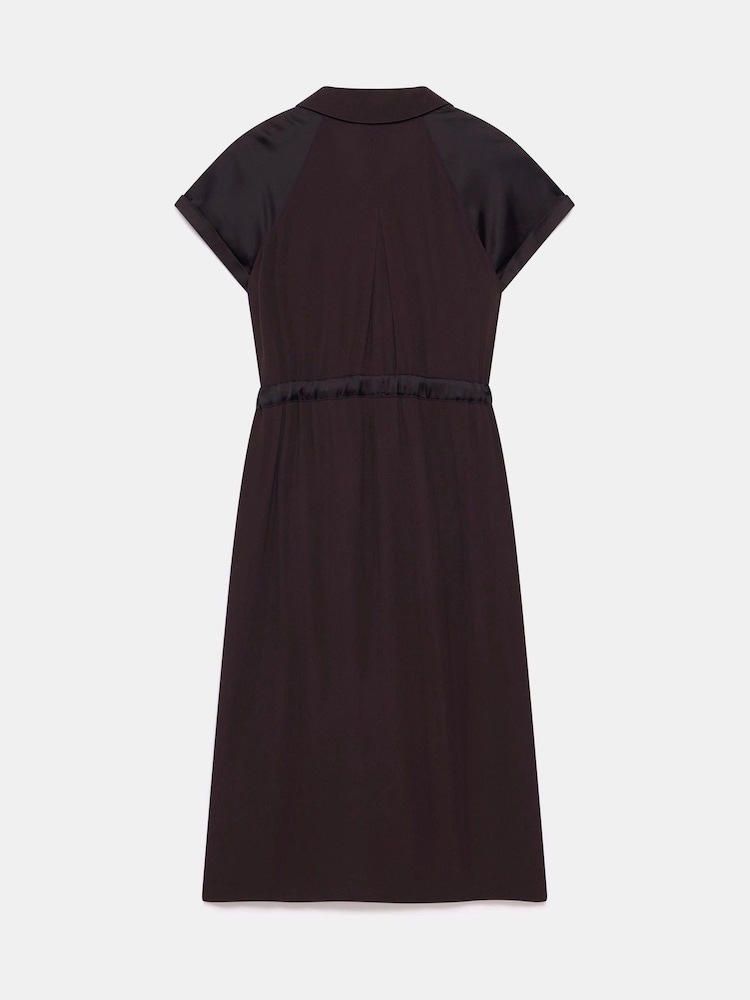 Mint Velvet Brown Utility Midi Dress - Image 8 of 8