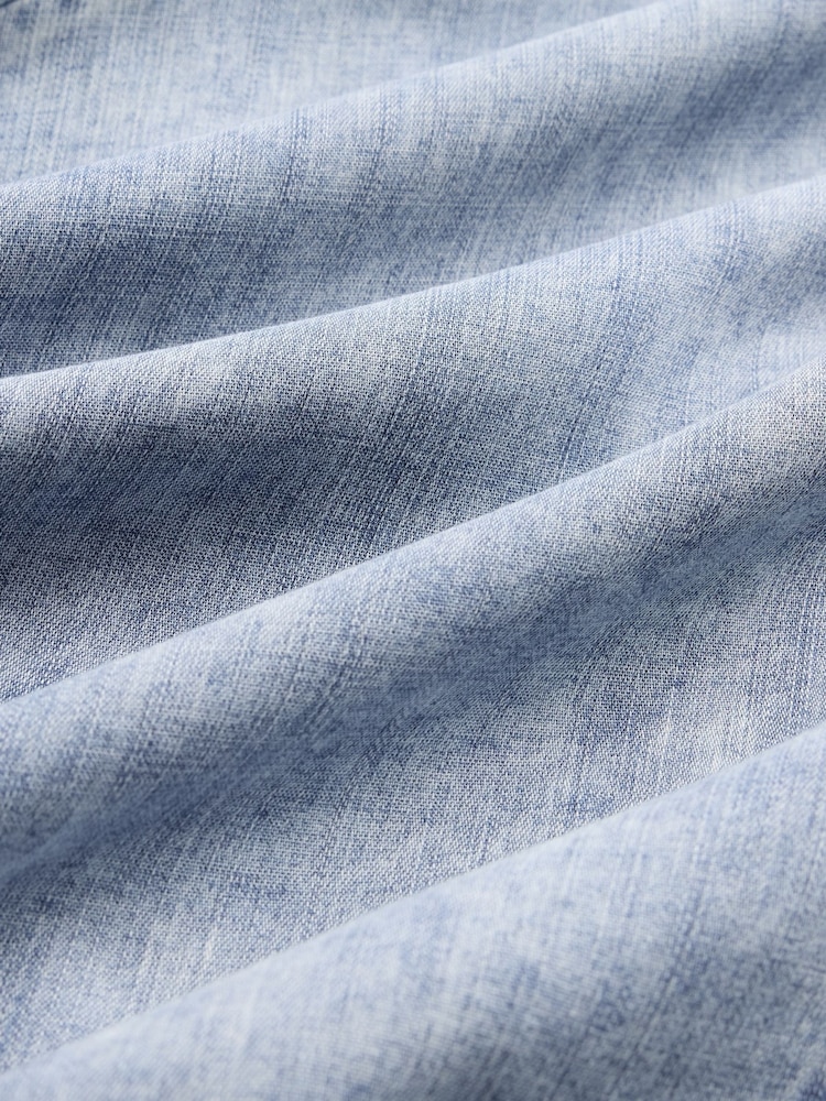 GapStudio Blue Draped Denim Slip Maxi Dress - Image 8 of 8