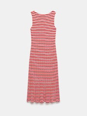 Mint Velvet Red Striped Jersey Maxi Dress - Image 8 of 8