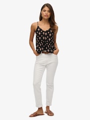 Superdry Black Ladder Trim Cami Top - Image 1 of 3