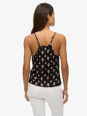Superdry Black Ladder Trim Cami Top - Image 2 of 3