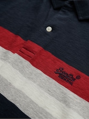 Polo Superdry de malha Stripe leve - Imagem 5 de 5