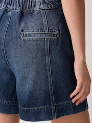 Jigsaw Blue Finton Denim Seam Detail Shorts - Image 4 of 5