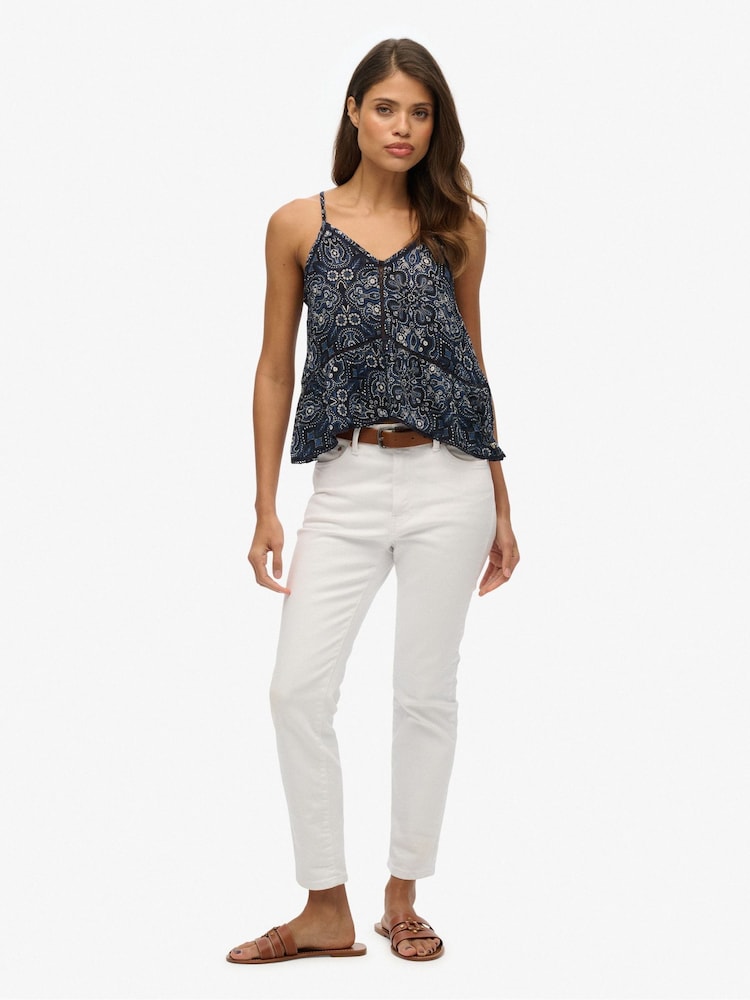 Cami Top Superdry Ladder Trim - Imagem 1 de 3