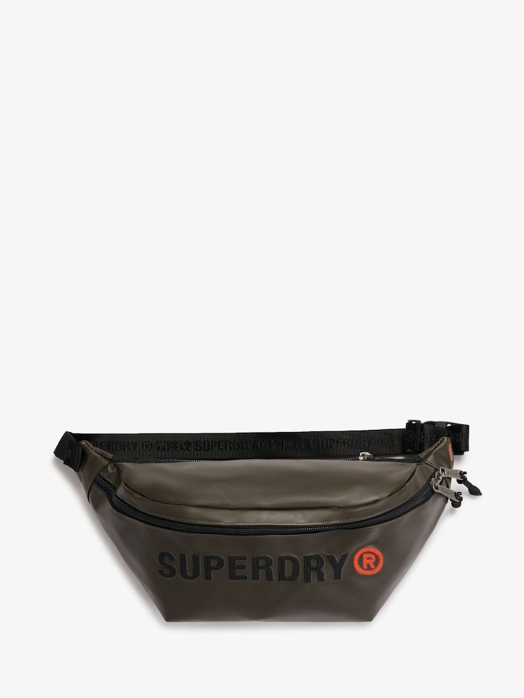 Superdry Green SUPERDRY Tarp Core Bumbag - Image 1 of 2