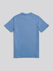 U.S. Polo Assn Coral Blue Double Horsemen Graphic Print T-Shirt - Image 6 of 7