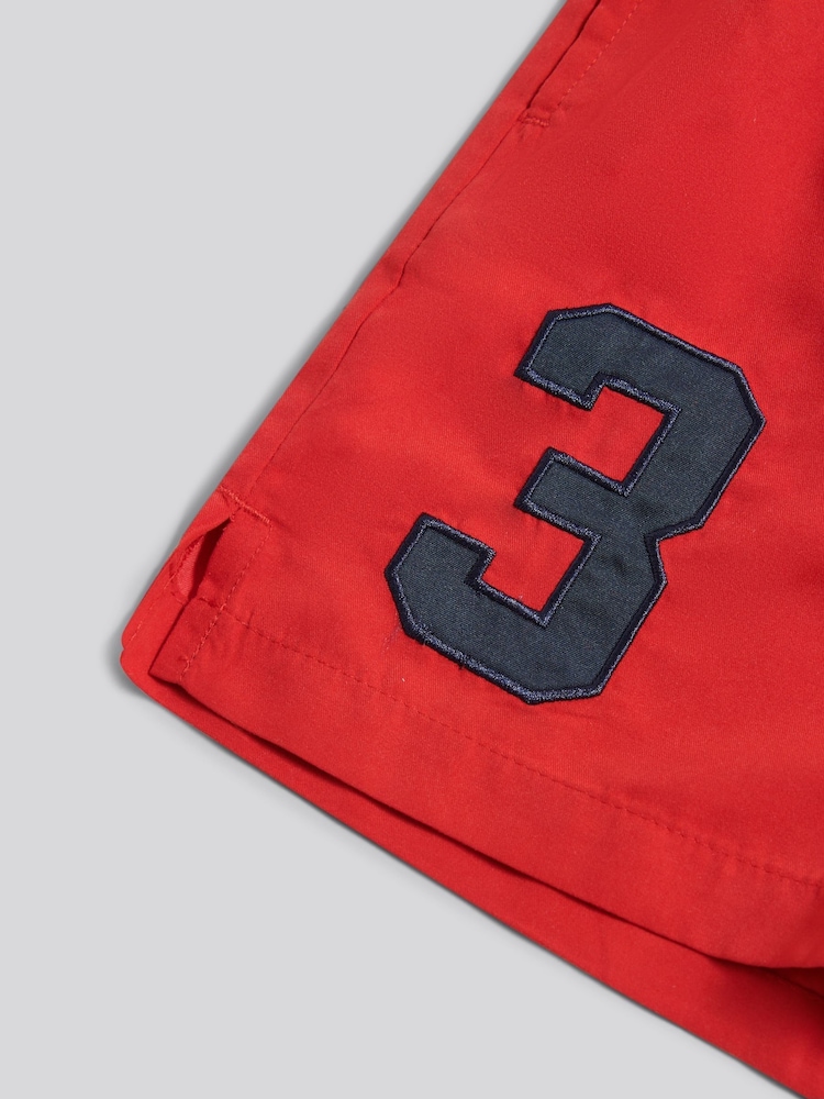 U.S. Polo Assn. Red Boys Player 3 Swim Shorts - Image 4 of 4