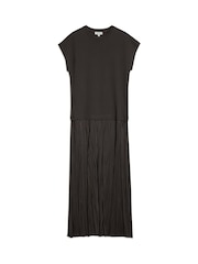 Albaray Plisse Brown Dress - Image 4 of 4