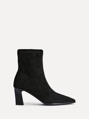 Linzi Black Blaze Ankle Boots With Stacked Heels - Image 2 of 6