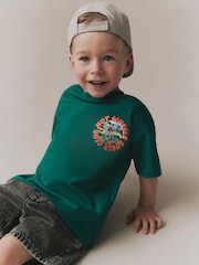 Forest Green Hot Wheels Short Sleeve T-Shirt (9mths-8yrs) - Image 1 of 4