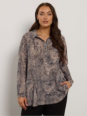 Evans Natural Half Placket Shirt - Image 1 of 5