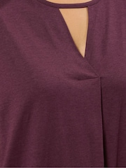 Evans Blue Boho Pleated Top - Image 4 of 5
