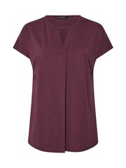 Evans Blue Boho Pleated Top - Image 5 of 5