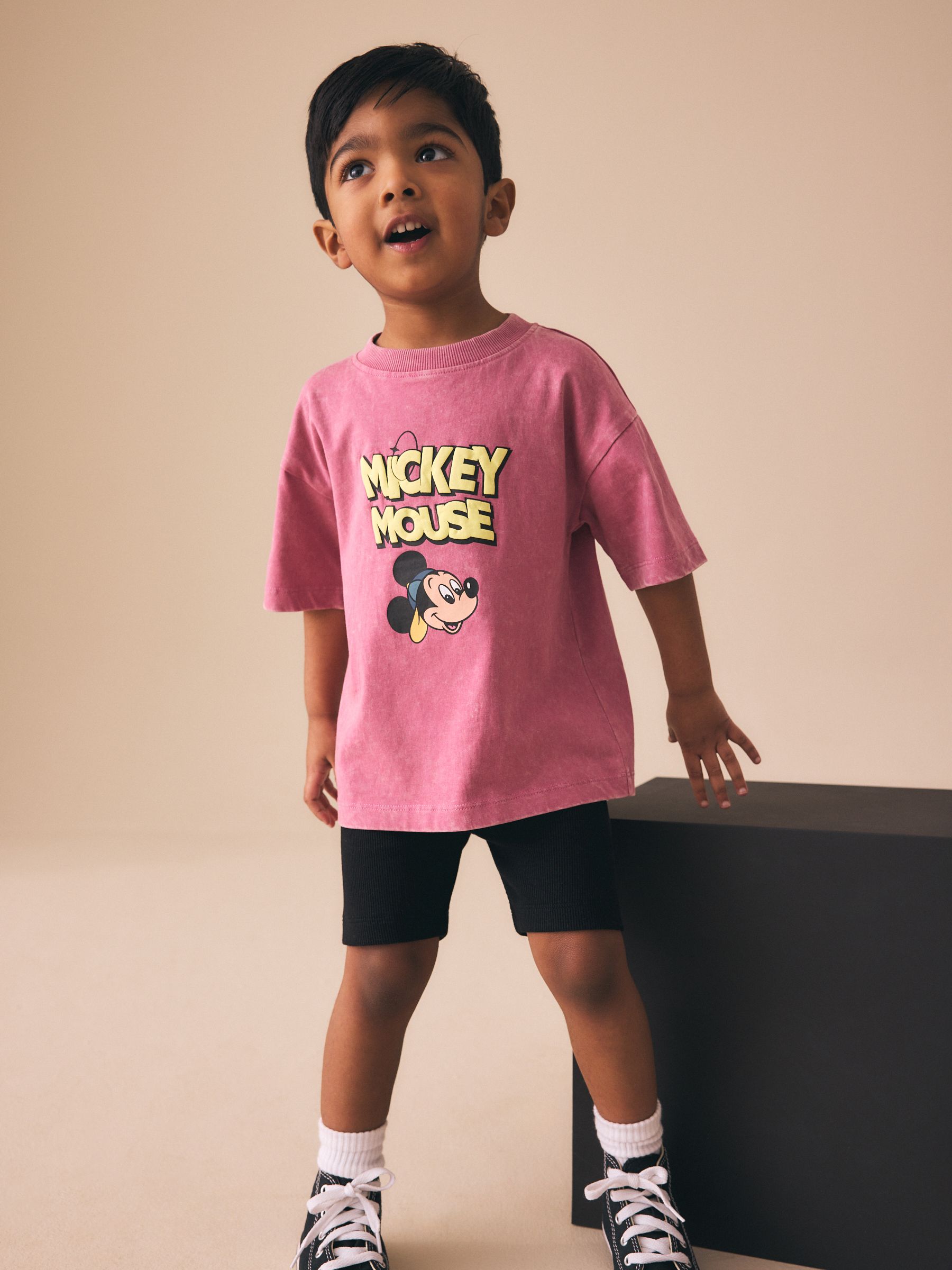 Comprar Rosa/Preto - Conjunto de camiseta e shorts do Mickey Mouse