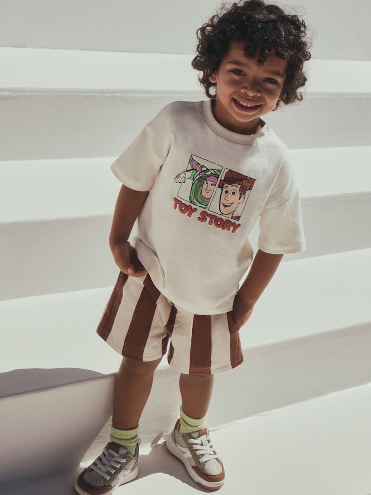 Ecru Toy Story T-Shirt and Shorts Set (3mths-8yrs) - Image 1 of 3