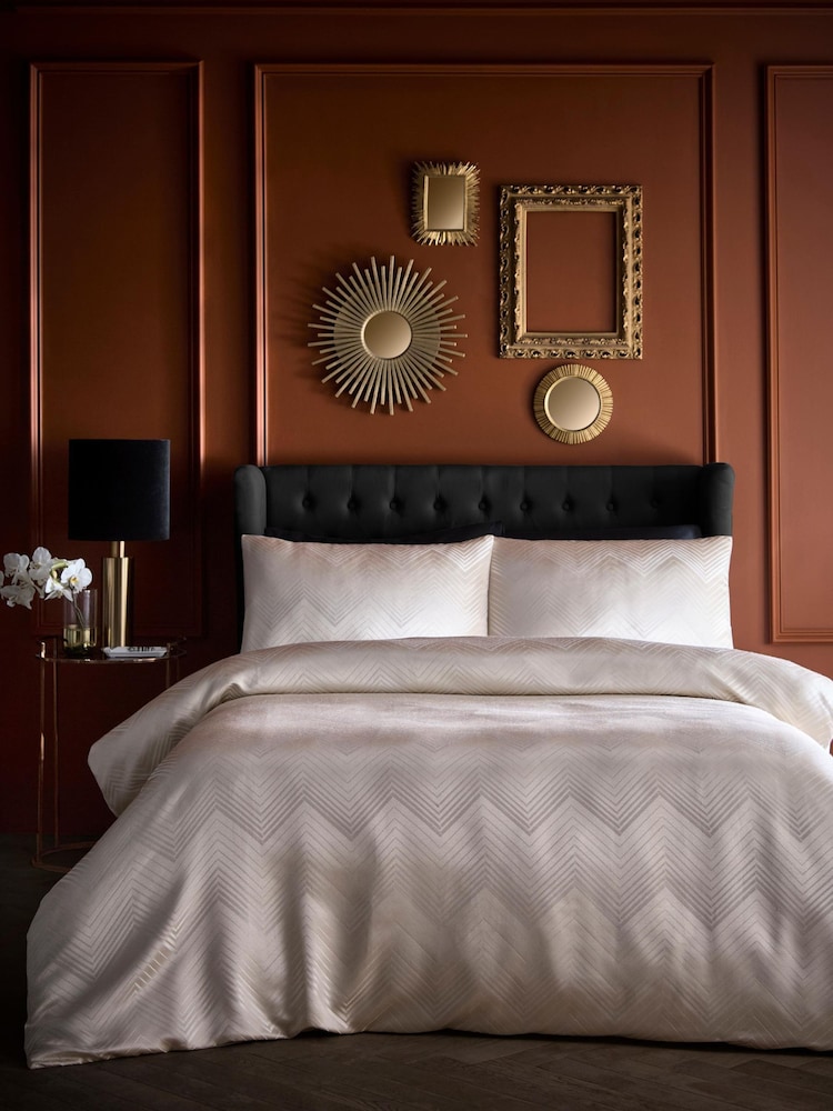 Laurence Llewelyn-Bowen Cocktail Jacquard Duvet Cover Set - Imagen 1 de 4
