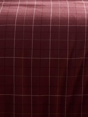 Dreams & Drapes Burgundy Wynn Brushed Cotton Duvet Cover Set - Image 3 of 3