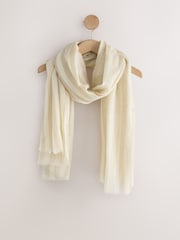Neutral Stripe Lightweight Scarf - Image 1 of 3