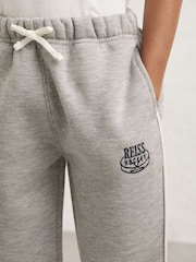 Reiss Grey Melange Eric 9-13 yrs Hockey Joggers - Image 3 of 4