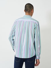 Crew Clothing Blue Classic Fit Oxford Cotton Shirt - Image 2 of 5