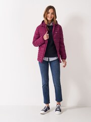 Crew Clothing Red Lightweight Padded Jacket - Image 4 of 6
