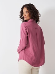 Crew Clothing Pink Harlie Shirt - Image 2 of 5