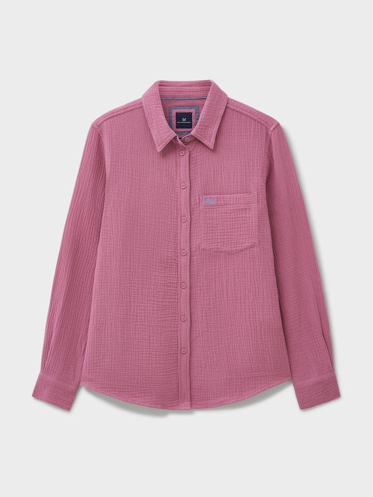 Crew Clothing Pink Harlie Shirt - Image 5 of 5