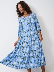 Crew Clothing Lacy Square Neck Dress - Imagem 3 de 5