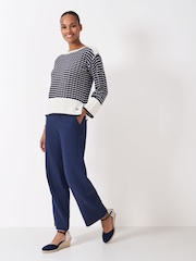 Crew Clothing Emilia Textured Stitch Cotton Jumper - Imagem 3 de 5