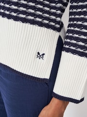 Crew Clothing Emilia Textured Stitch Cotton Jumper - Imagem 4 de 5