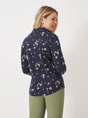 Crew Clothing Blue Jersey Shirt - Image 2 of 5