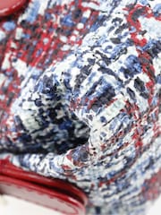 Sign of the Times Red 2005 Tweed Leather Shoulder Bag - Image 8 of 10