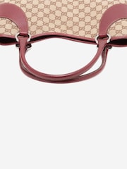 Sign of the Times GG Canvas and Leather Shoulder Brown Bag - Image 5 of 10