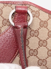Sign of the Times GG Canvas and Leather Shoulder Brown Bag - Image 7 of 10