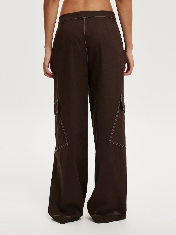 Cotton On Brown Haven Utility Trousers - Image 2 of 5