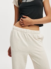 Cotton On Natural Classic Fleece Wide Leg Joggers - Image 4 of 5