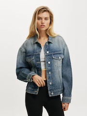 Cotton On Light Blue Original Denim Jacket - Image 1 of 4